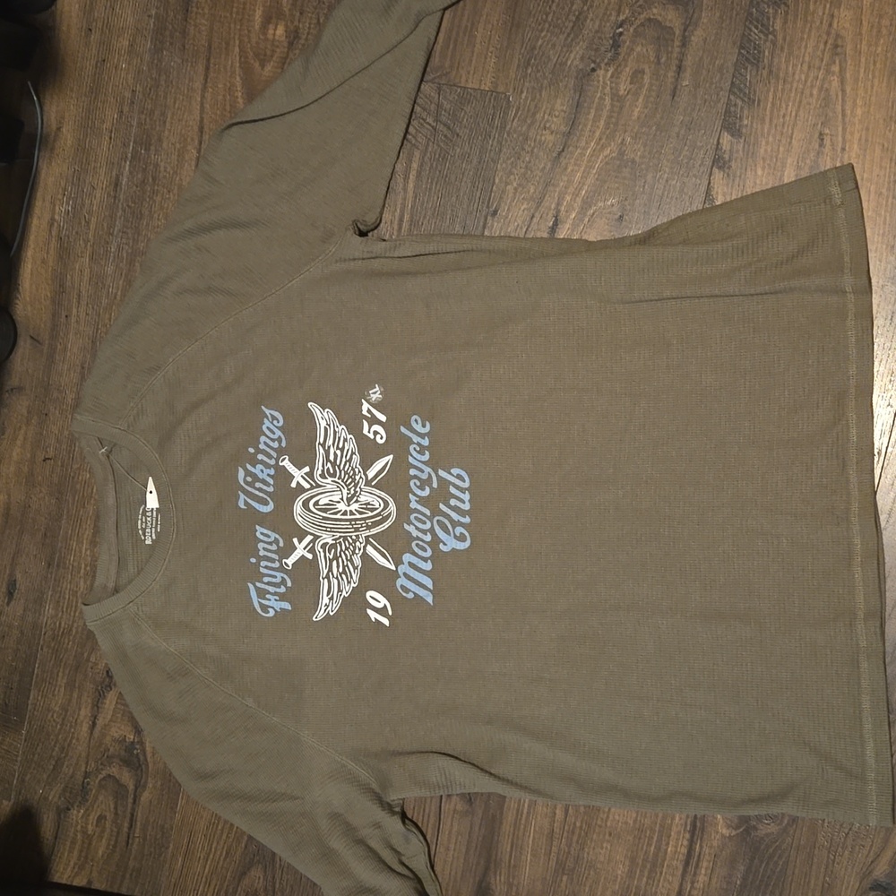 🏍MENS NEW LONG SLEEVE XL GRAPHIC THERMAL MOTORCYCLE CLUB🏍